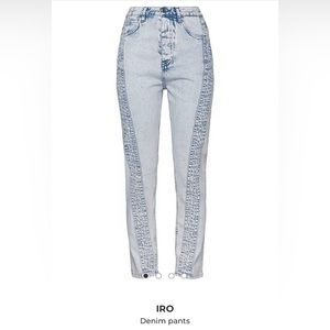 IRO jeans size 2, Fr 34